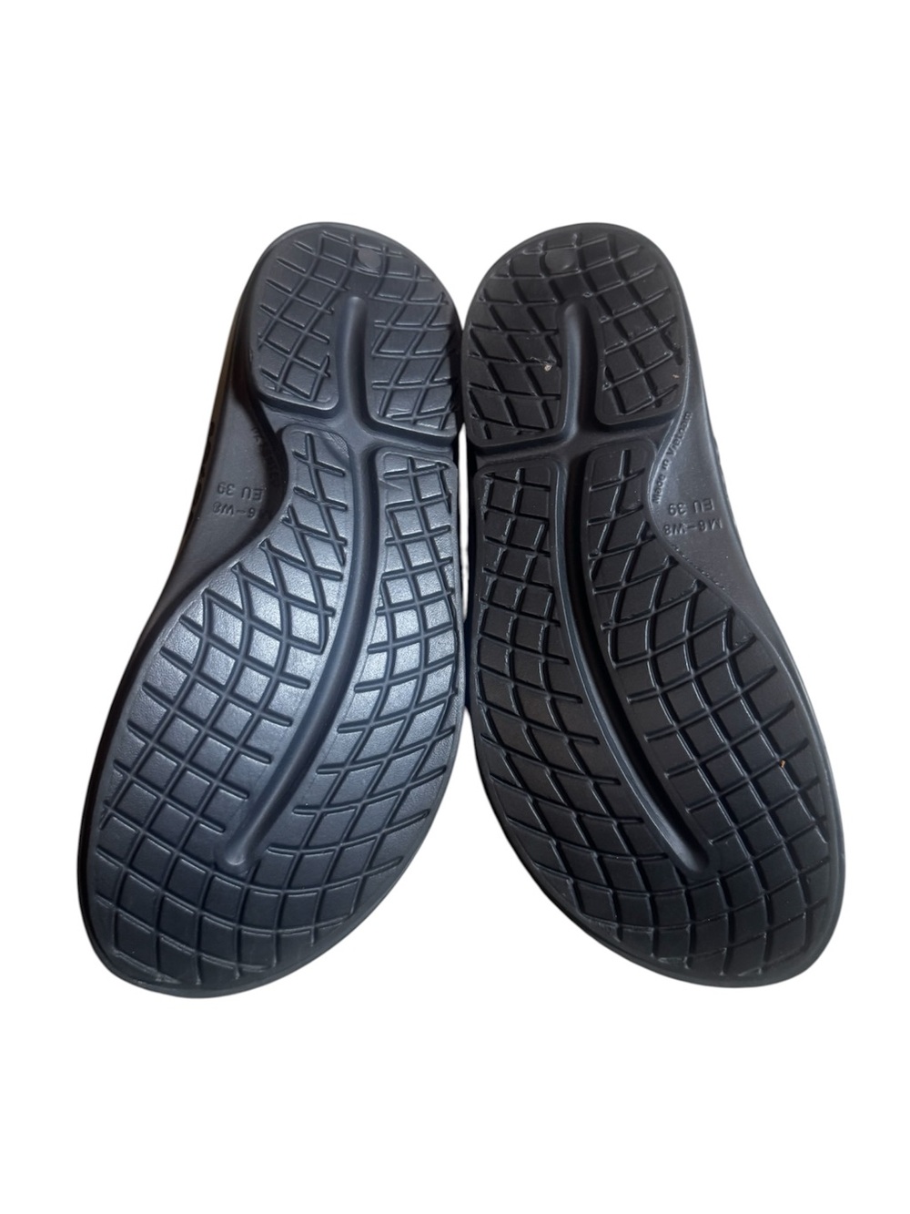 OOFOS OOahh Zebra Print recovery slide sandals. - Picture 5 of 7